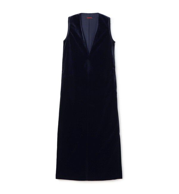 ソフトベロア Vネックロングワンピース（CABaN）｜ルミネの