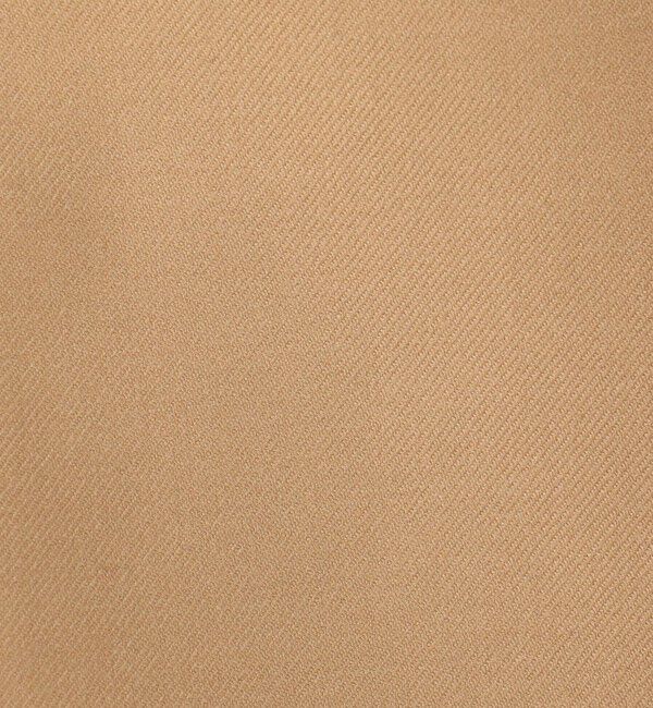 TOMORROWLAND collection「スーパーファインサキソニー ノーカラーフロントホックジャケット」|ノーカラージャケット|