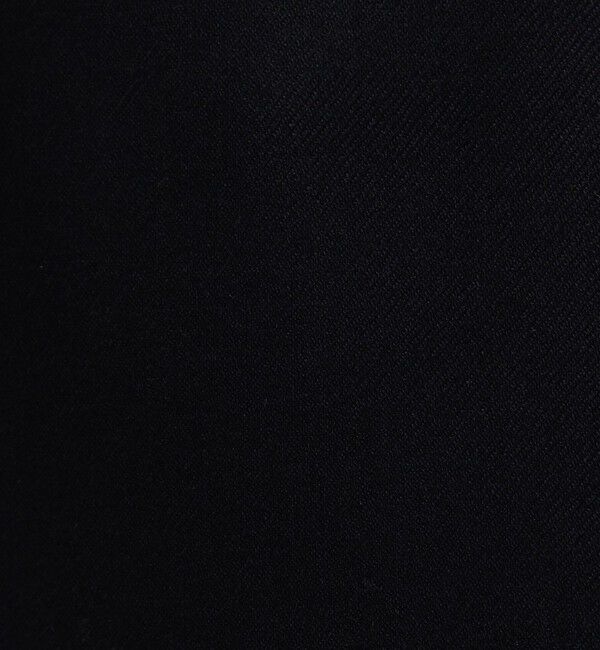 TOMORROWLAND collection「スーパーファインサキソニー ノーカラーフロントホックジャケット」|ノーカラージャケット|