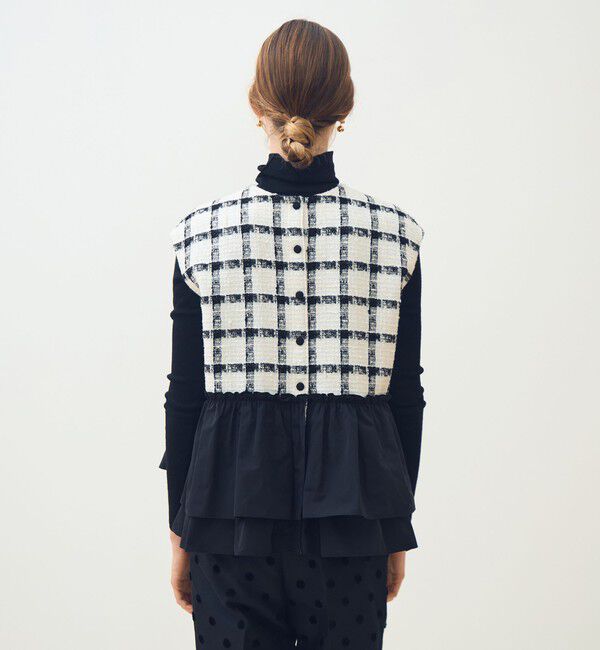 TOMORROWLAND collection「タッタースパンコール ティアードフリルトップス」|その他|