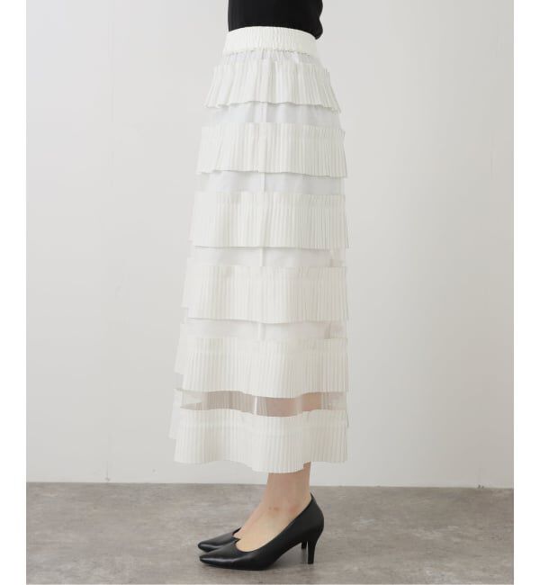 IENA LA BOUCLE「IENA LA BOUCLE ダンダンプリーツスカート」|スカート|