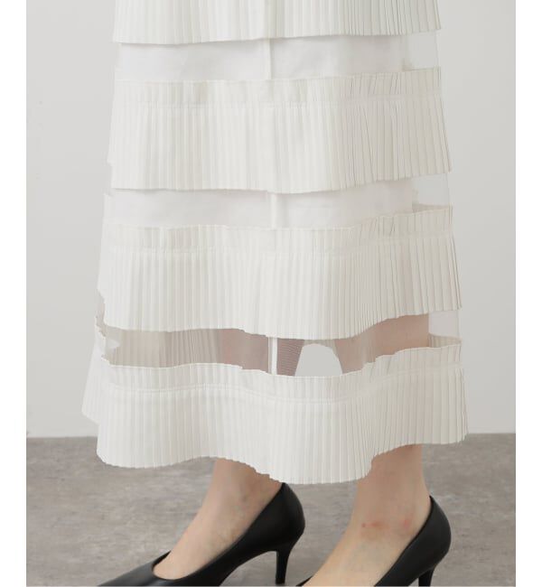 IENA LA BOUCLE「IENA LA BOUCLE ダンダンプリーツスカート」|スカート|