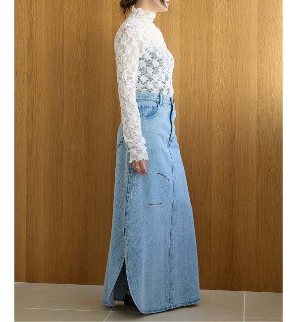 IENA LA BOUCLE「IENA LA BOUCLE メッシュフラワーカットソー」|Tシャツ・カットソー|