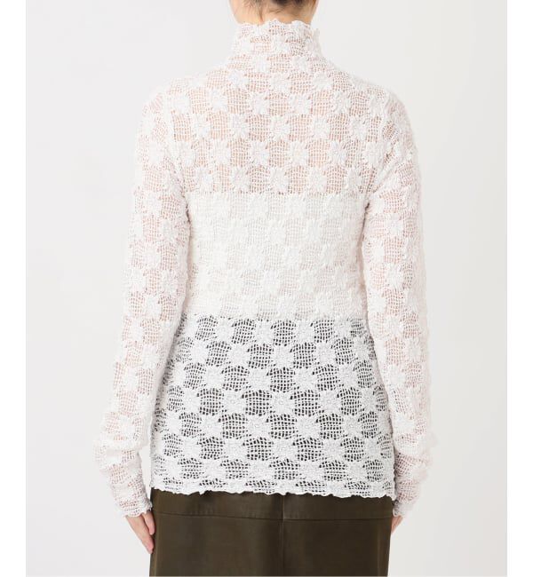 IENA LA BOUCLE「IENA LA BOUCLE メッシュフラワーカットソー」|Tシャツ・カットソー|