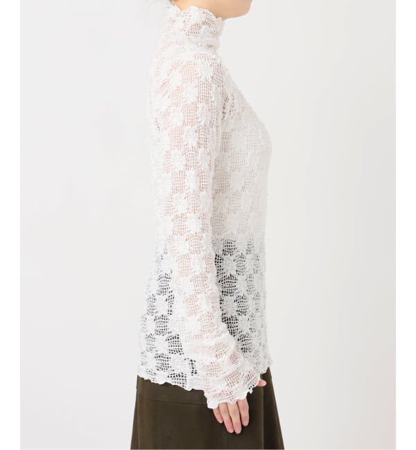 IENA LA BOUCLE「IENA LA BOUCLE メッシュフラワーカットソー」|Tシャツ・カットソー|