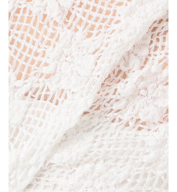 IENA LA BOUCLE「IENA LA BOUCLE メッシュフラワーカットソー」|Tシャツ・カットソー|