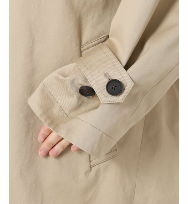 IENA LA BOUCLE「IENA LA BOUCLE コットンギャバジンステンカラーハーフコート」|ステンカラーコート|