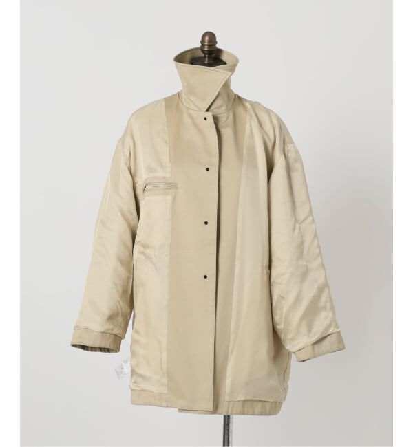 IENA LA BOUCLE「IENA LA BOUCLE コットンギャバジンステンカラーハーフコート」|ステンカラーコート|