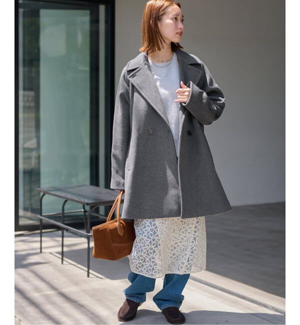 スーパーファインビーバーハーフコート（JOURNAL STANDARD relume