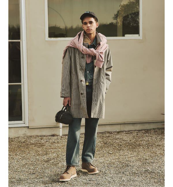 JOURNAL STANDARD「チェック リバーシブル ステンカラー コート」|ステンカラーコート|