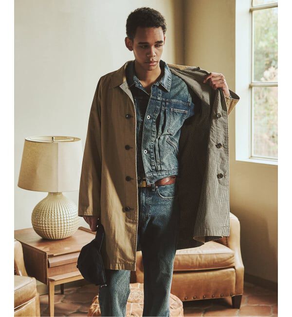 JOURNAL STANDARD「チェック リバーシブル ステンカラー コート」|ステンカラーコート|