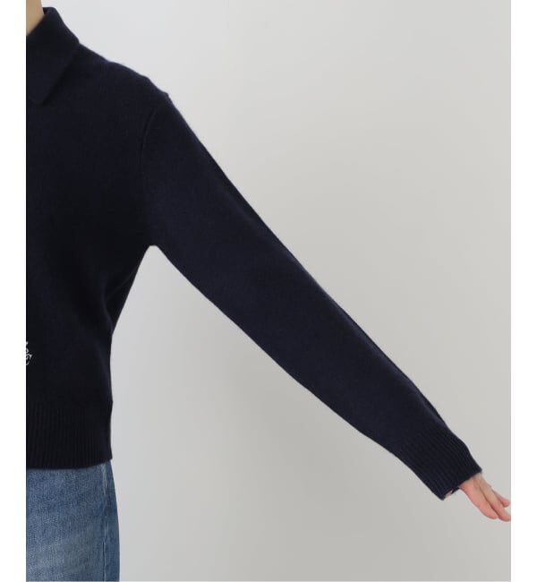 journal standard L'essage「【SPORTY&RICH/スポーティアンドリッチ】 SRC Cashmere Polo shirt」|ニット・セーター|