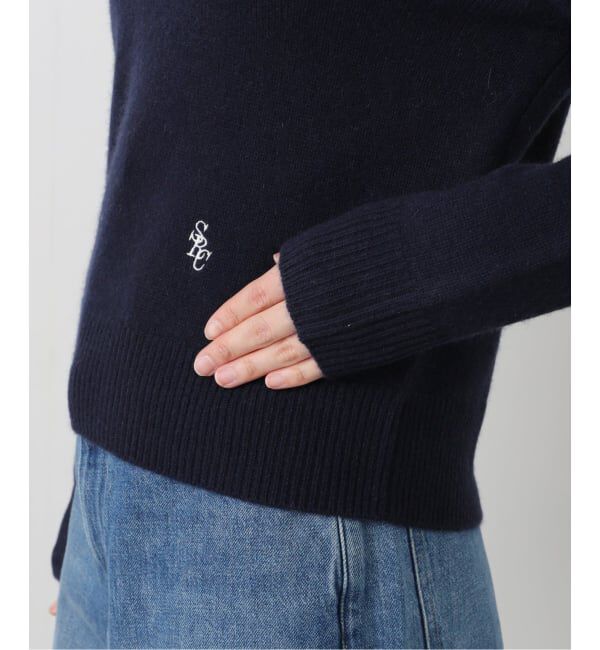 journal standard L'essage「【SPORTY&RICH/スポーティアンドリッチ】 SRC Cashmere Polo shirt」|ニット・セーター|