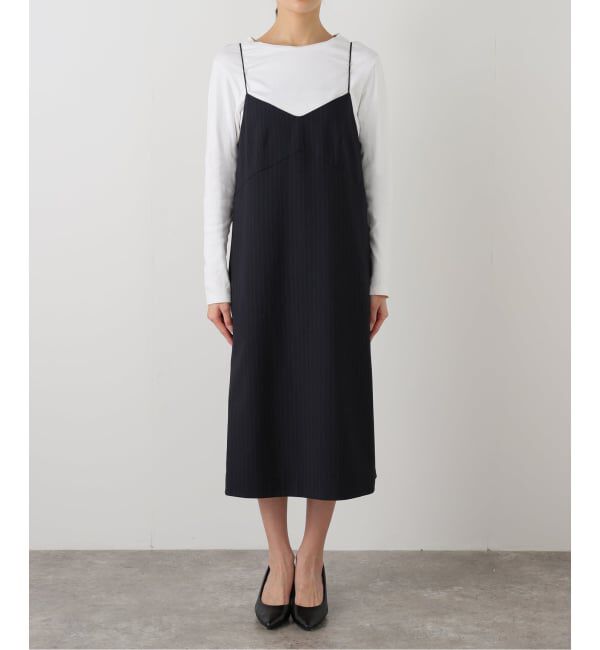 journal standard L'essage「【TIBI/ティビ】MIER PINSTRIPE CONVERTIBLE SLIP DRE」|ワンピース|