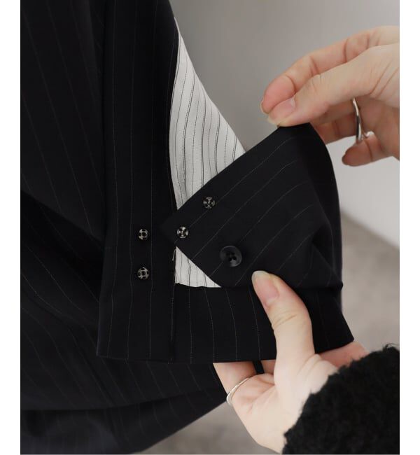 journal standard L'essage「【TIBI/ティビ】MIER PINSTRIPE CONVERTIBLE SLIP DRE」|ワンピース|