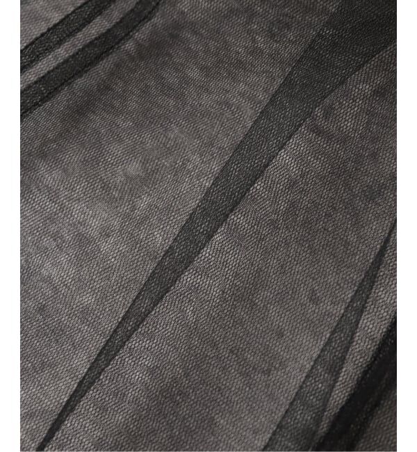 NOBLE「レイヤードチュールパンツ」|スラックス|