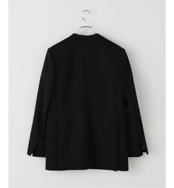 NOBLE「Vカラードスキンジャケット」|ノーカラージャケット|