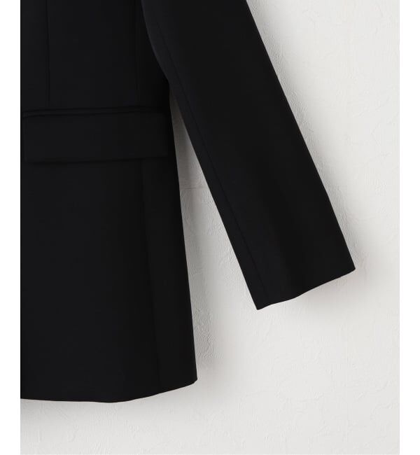 NOBLE「Vカラードスキンジャケット」|ノーカラージャケット|