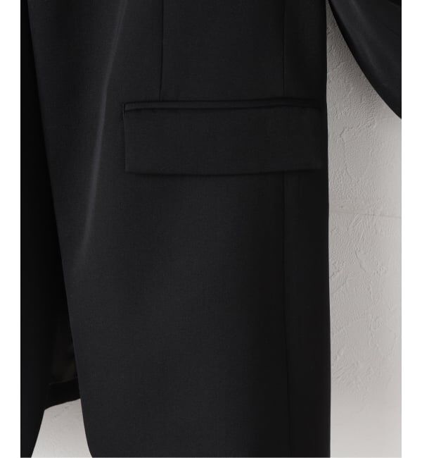 NOBLE「Vカラードスキンジャケット」|ノーカラージャケット|