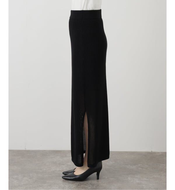 NOBLE「メッシュニットスカート」|スカート|