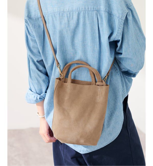 FRAMeWORK「AULENTTI /オウレンティ 別注SUEDEMINI SHOULDER TOTE バッグ」|ショルダー・メッセンジャー|