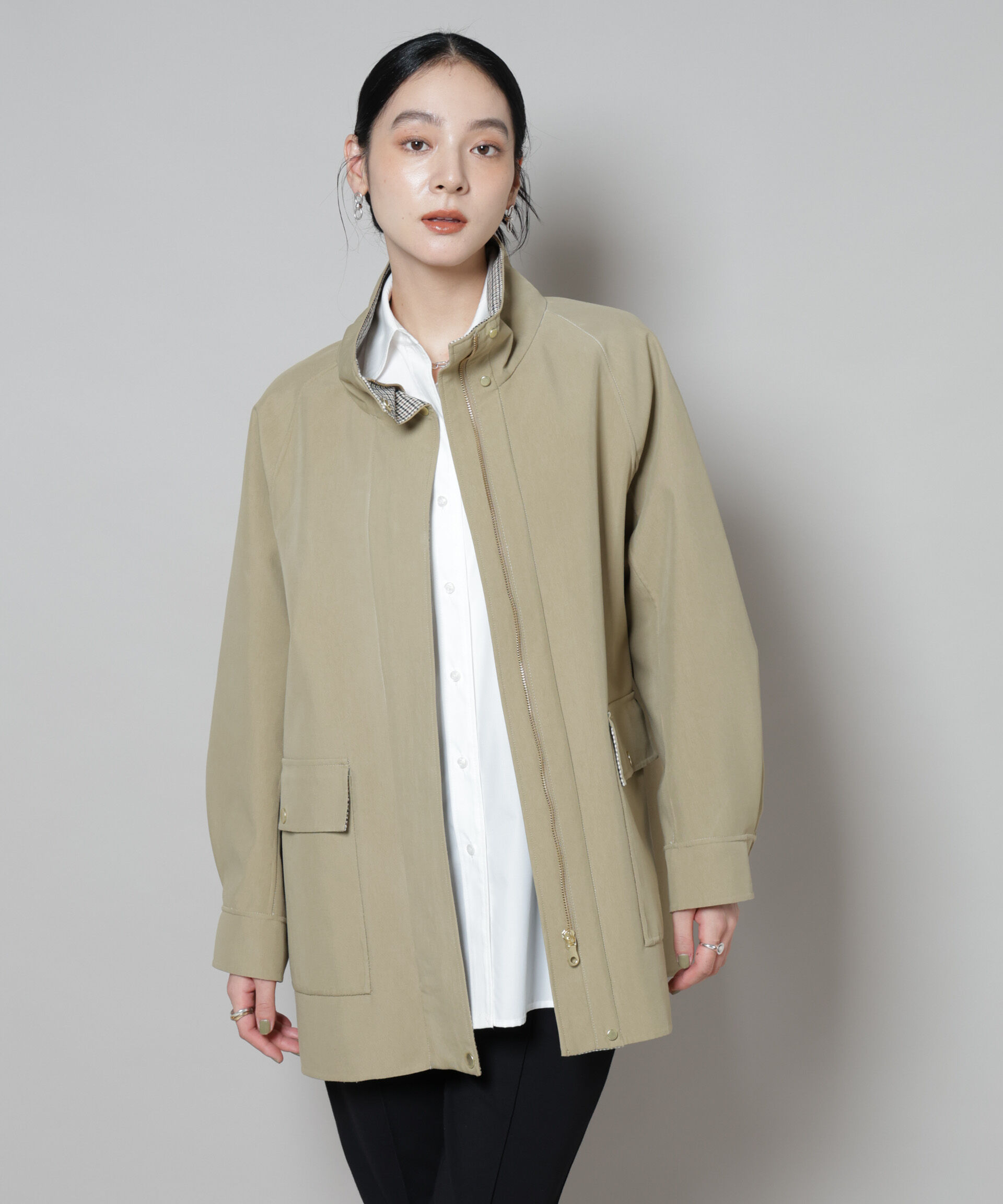 リバーチェックコンビコート（nano・universe）｜ルミネのファッション