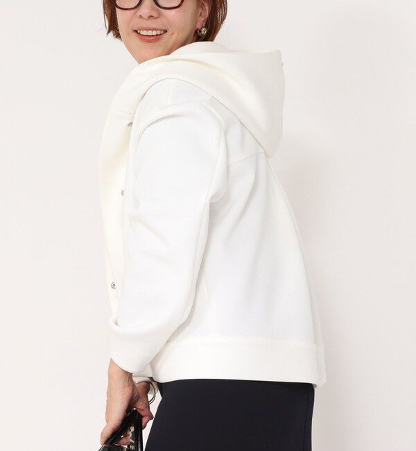 NOLLEY'S「【追加】ウォッシャブルエアボールフードブルゾン」|ブルゾン・スタジャン|