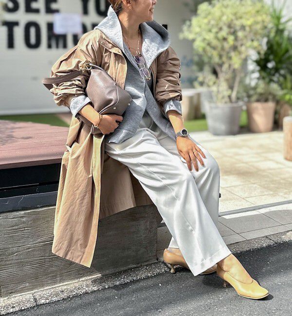 NOLLEY'S「【追加】ウォッシャブルエアボールフードブルゾン」|ブルゾン・スタジャン|