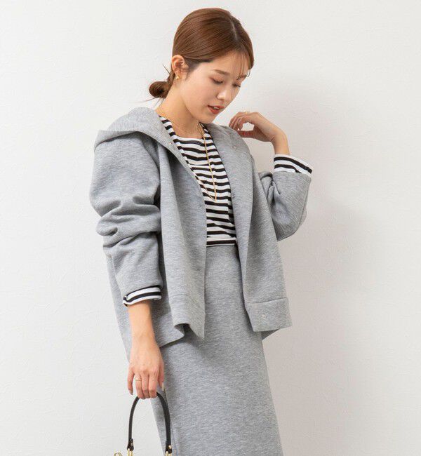 NOLLEY'S「【追加】ウォッシャブルエアボールフードブルゾン」|ブルゾン・スタジャン|