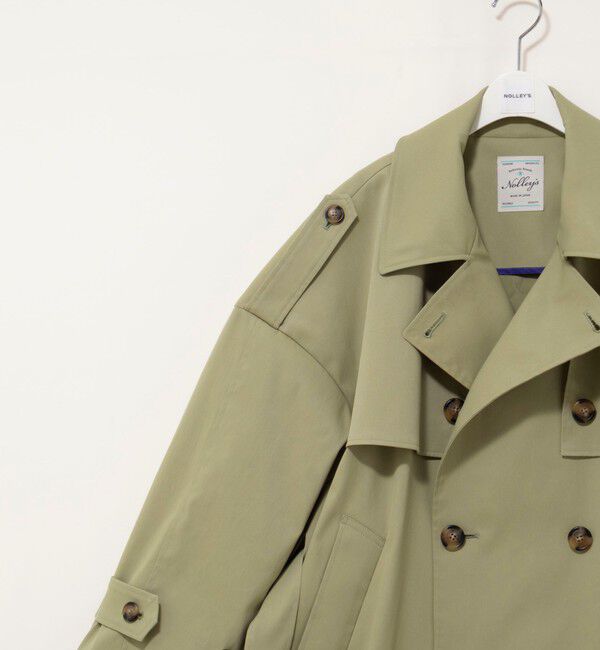 NOLLEY'S「NMPウォッシャブルロングトレンチコート」|トレンチコート|