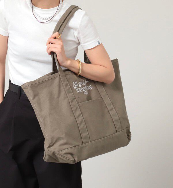 MAQWEL「【MAQWEL/マクウェル】AgfT TOTE BAG」|トートバッグ|カーキ