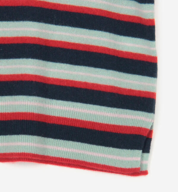  「RYE TENDER | 〈別注〉マルチボーダー 長袖 クルーネックニット WOMEN」|ニット・セーター|