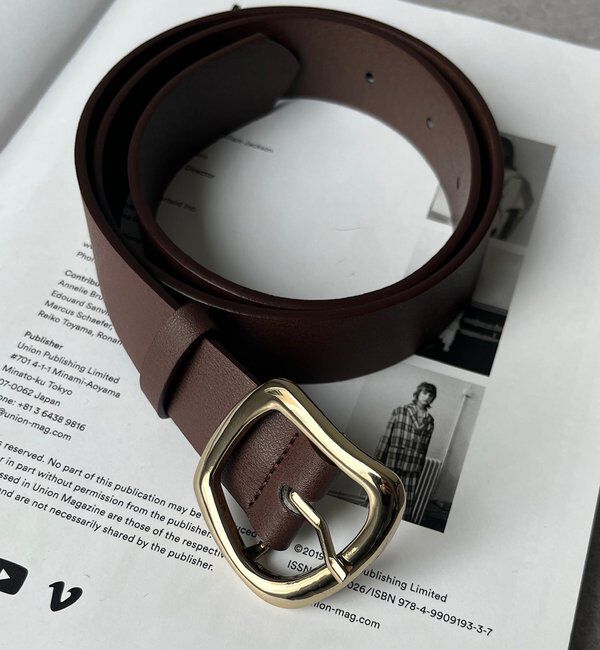  「変形スクエアバックルベルト」|ベルト|