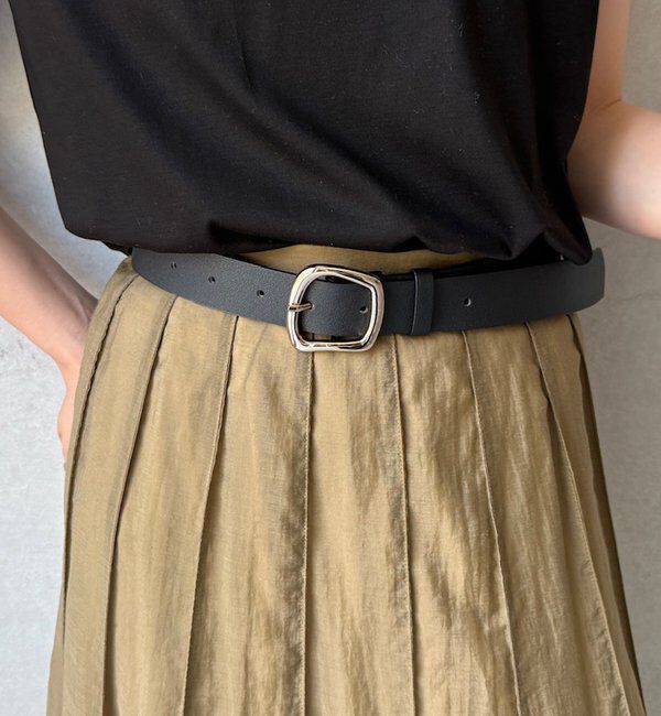  「変形スクエアバックルベルト」|ベルト|