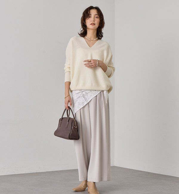  「予約【リバイバル/新色追加/7色展開】ウール100NEWバックボリュームニット」|ニット・セーター|