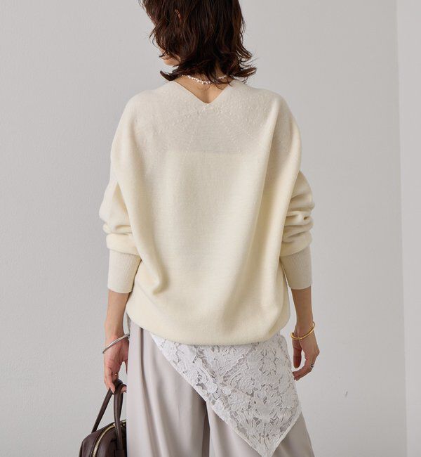  「予約【リバイバル/新色追加/7色展開】ウール100NEWバックボリュームニット」|ニット・セーター|