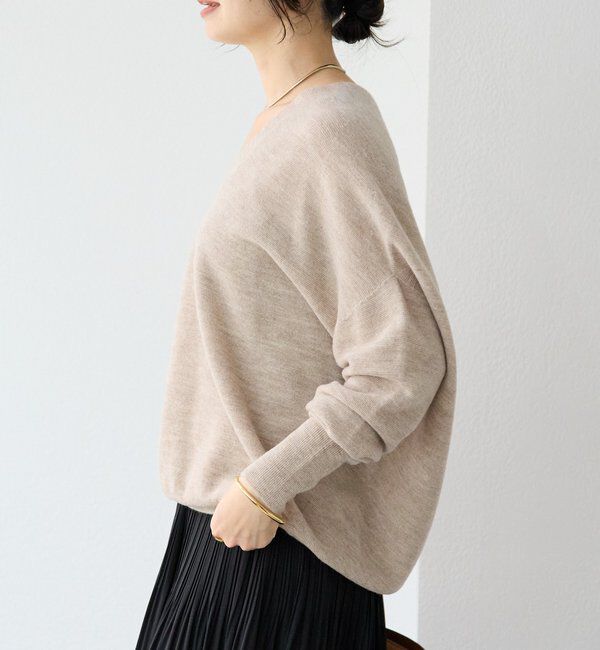  「予約【リバイバル/新色追加/7色展開】ウール100NEWバックボリュームニット」|ニット・セーター|