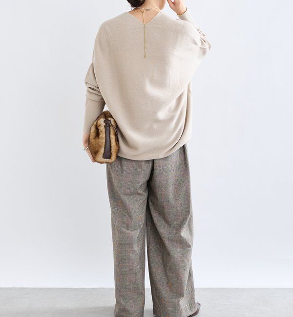  「予約【リバイバル/新色追加/7色展開】ウール100NEWバックボリュームニット」|ニット・セーター|