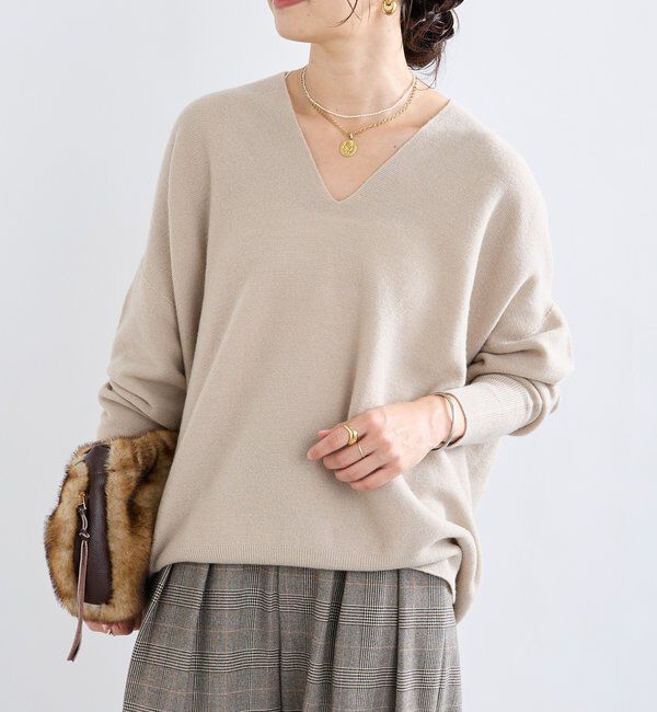  「予約【リバイバル/新色追加/7色展開】ウール100NEWバックボリュームニット」|ニット・セーター|