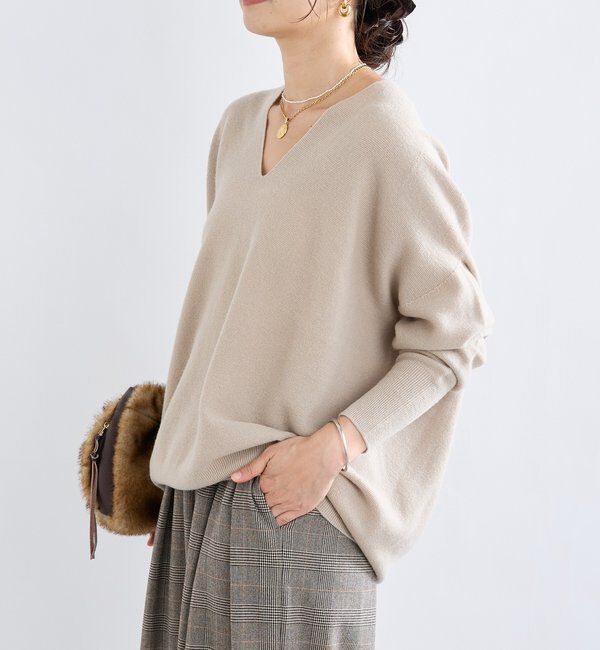  「予約【リバイバル/新色追加/7色展開】ウール100NEWバックボリュームニット」|ニット・セーター|