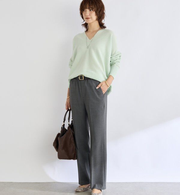  「予約【リバイバル/新色追加/7色展開】ウール100NEWバックボリュームニット」|ニット・セーター|