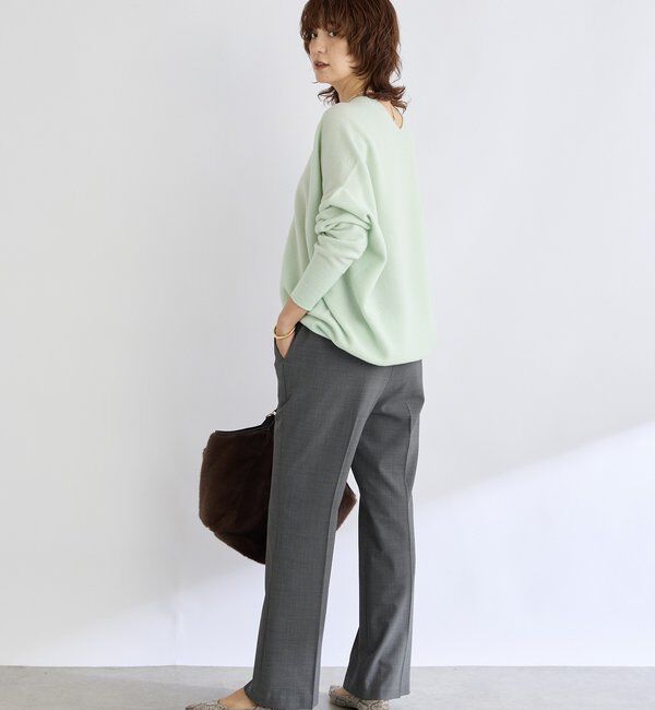  「予約【リバイバル/新色追加/7色展開】ウール100NEWバックボリュームニット」|ニット・セーター|