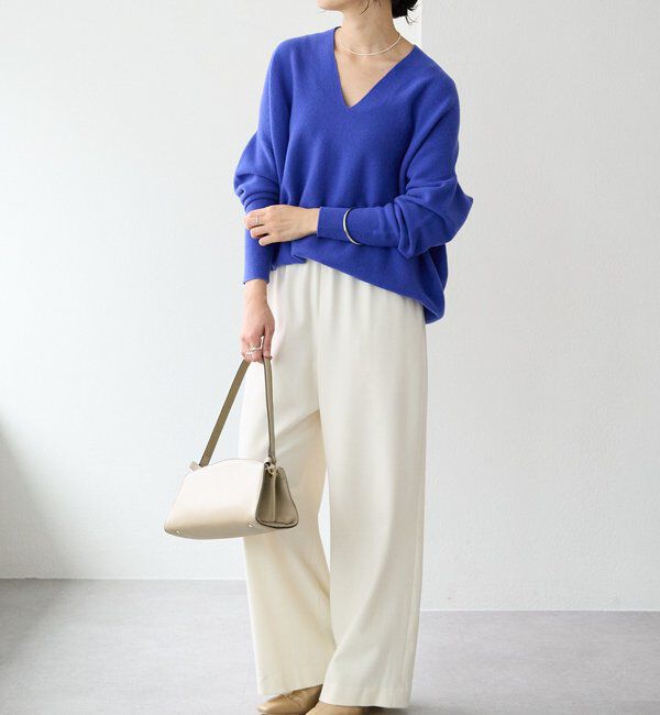  「予約【リバイバル/新色追加/7色展開】ウール100NEWバックボリュームニット」|ニット・セーター|