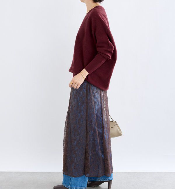  「予約【リバイバル/新色追加/7色展開】ウール100NEWバックボリュームニット」|ニット・セーター|