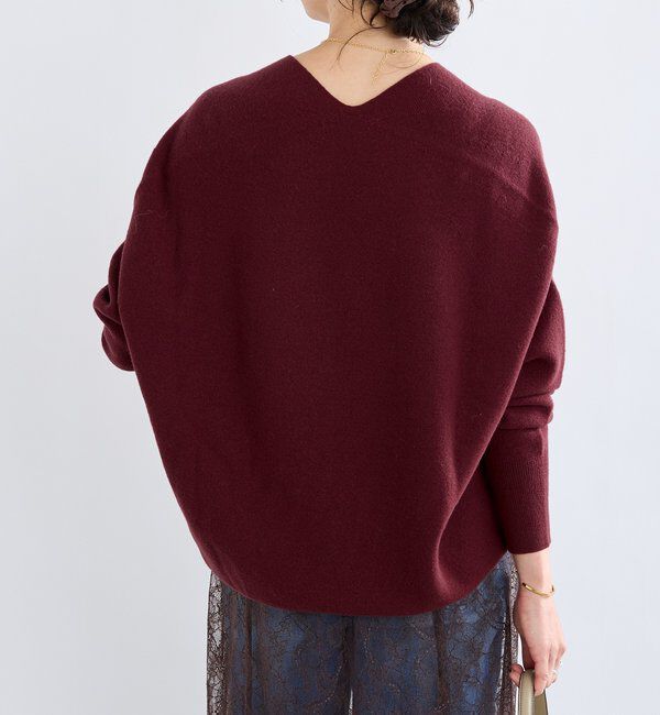  「予約【リバイバル/新色追加/7色展開】ウール100NEWバックボリュームニット」|ニット・セーター|