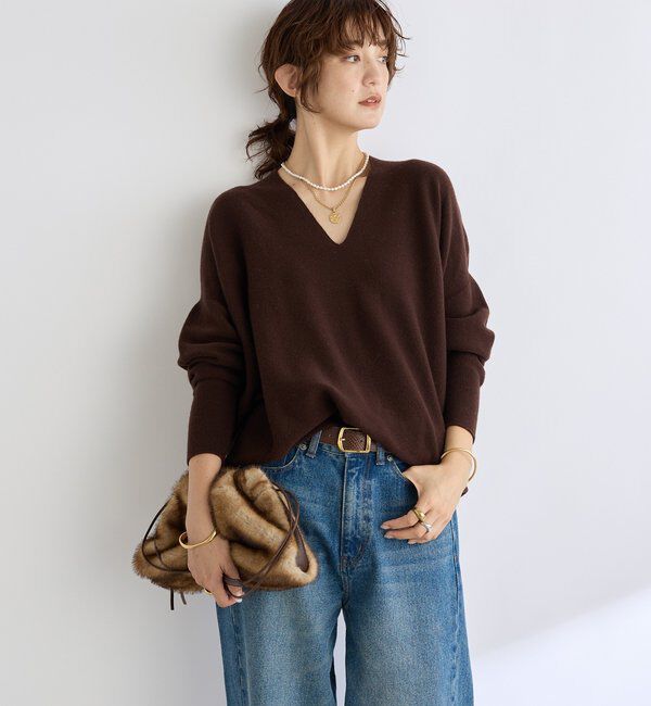  「予約【リバイバル/新色追加/7色展開】ウール100NEWバックボリュームニット」|ニット・セーター|