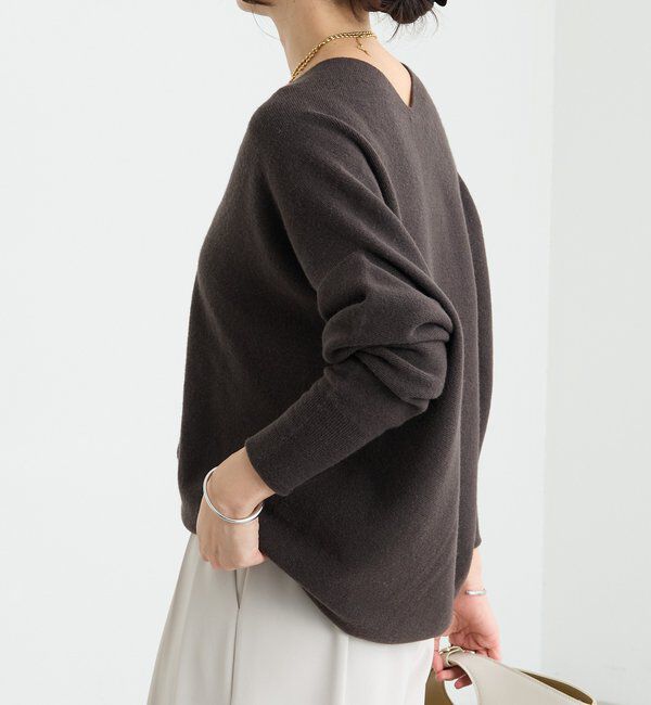  「予約【リバイバル/新色追加/7色展開】ウール100NEWバックボリュームニット」|ニット・セーター|