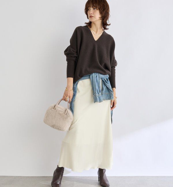  「予約【リバイバル/新色追加/7色展開】ウール100NEWバックボリュームニット」|ニット・セーター|