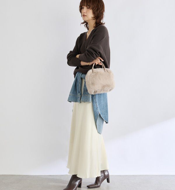  「予約【リバイバル/新色追加/7色展開】ウール100NEWバックボリュームニット」|ニット・セーター|