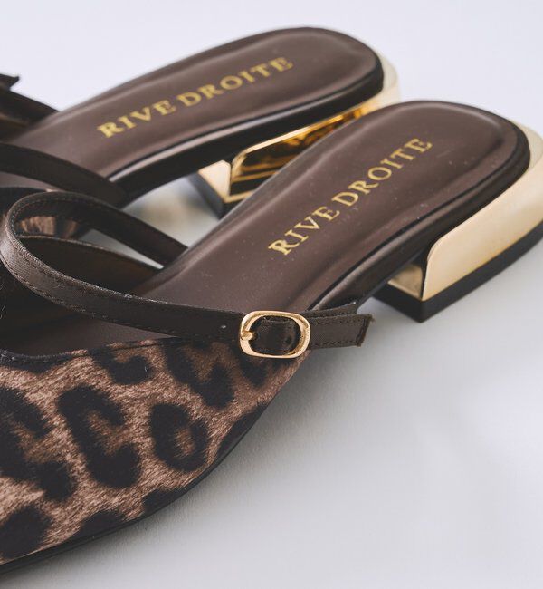  「予約【さりげないアクセントに】ゴールドポイントミュール」|その他|